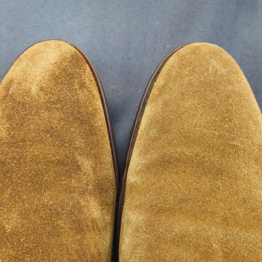 To Boot New York Mens Size 13 Tan Suede Chelsea Boots Italian Classic